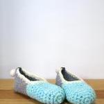 Crochet House Slippers with..