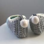 Crochet House Slippers with..