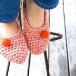 Crochet Slippers for Women,..