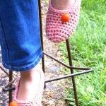 Crochet Slippers for Women,..