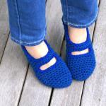 Crocheted Mary Jane House S..
