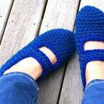 Crocheted Mary Jane House S..