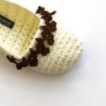 Crochet Slippers with Flora..