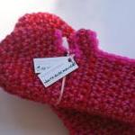 Crochet Mary Jane House Sli..